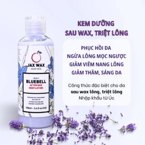 Kem dưỡng da sau wax lông Jax Wax Australia Bluebell 100ml