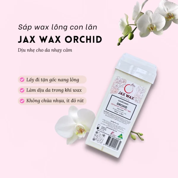 Sáp tẩy lông con lăn Jax Wax Orchid 100ml