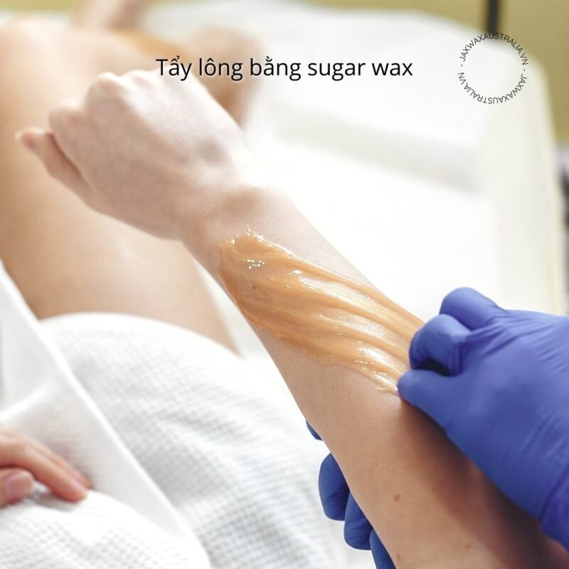 Tẩy lông với sugar wax