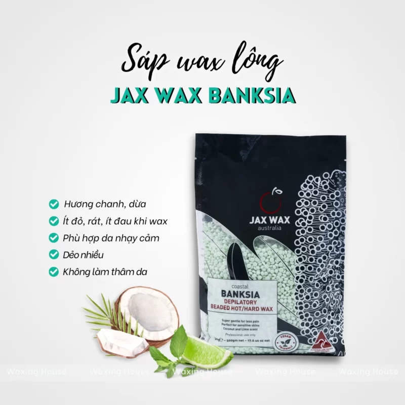 Sáp wax lông Jax Wax Australia Banksia