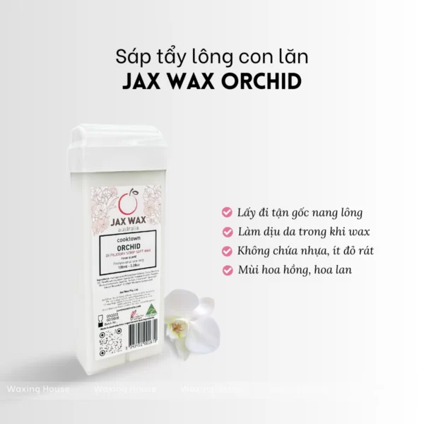 Sáp wax lông con lăn Jax Wax Australia Orchid