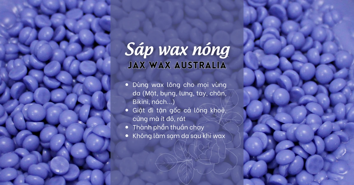 Sáp wax nóng Jax Wax Australia Bluebell