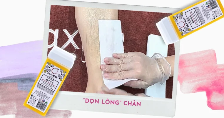 “Dọn lông” chân siêu nhanh với sáp con lăn Jax Wax Wattle